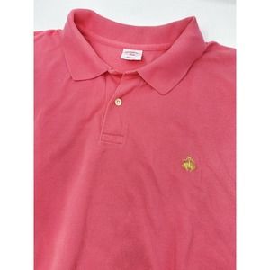 Brooks Brothers Pink Men's Polo XL Original Fit Cotton